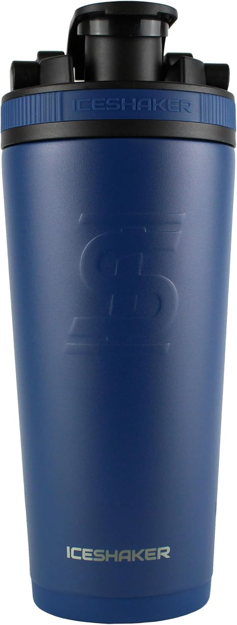 26 Oz Shaker Bottle, Stainless Steel Water Bottle and Protein Shaker, as Seen on Shark Tank, Reusable Stainless Steel Water Bottle, Gym Water Bottle, Navy