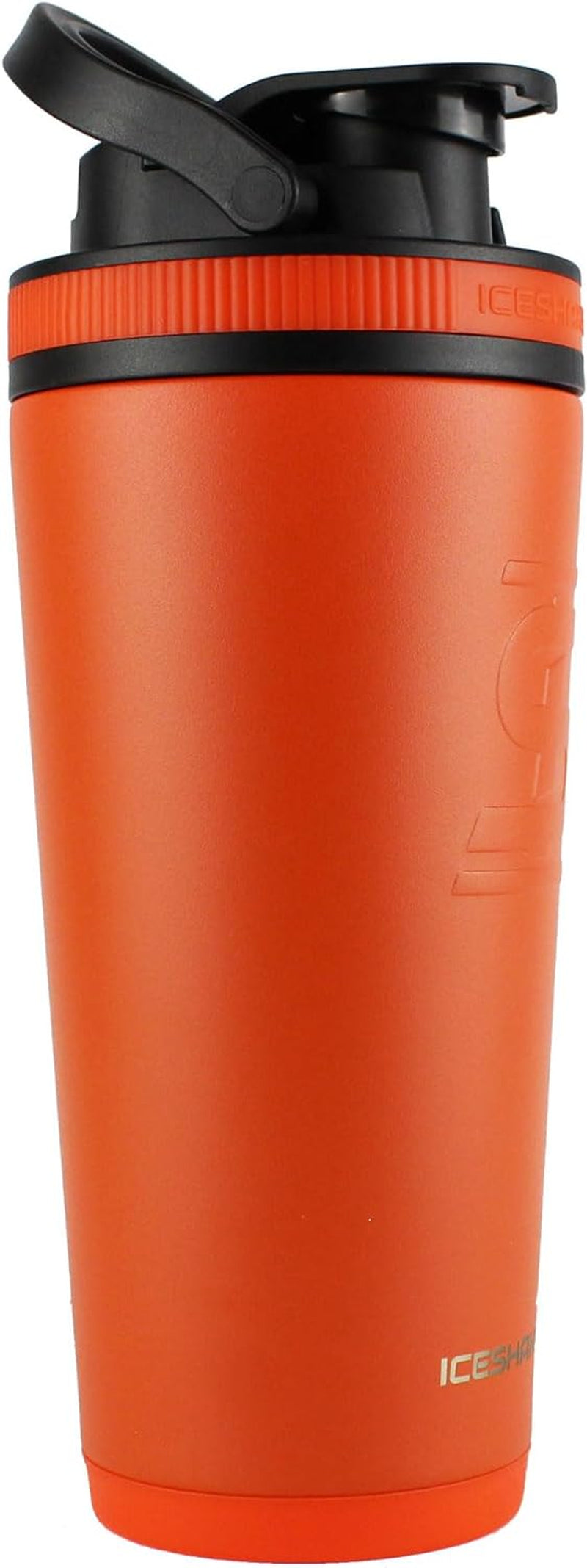 26 Oz Shaker Bottle, Stainless Steel Water Bottle and Protein Shaker, as Seen on Shark Tank, Reusable Stainless Steel Water Bottle, Gym Water Bottle, Orange