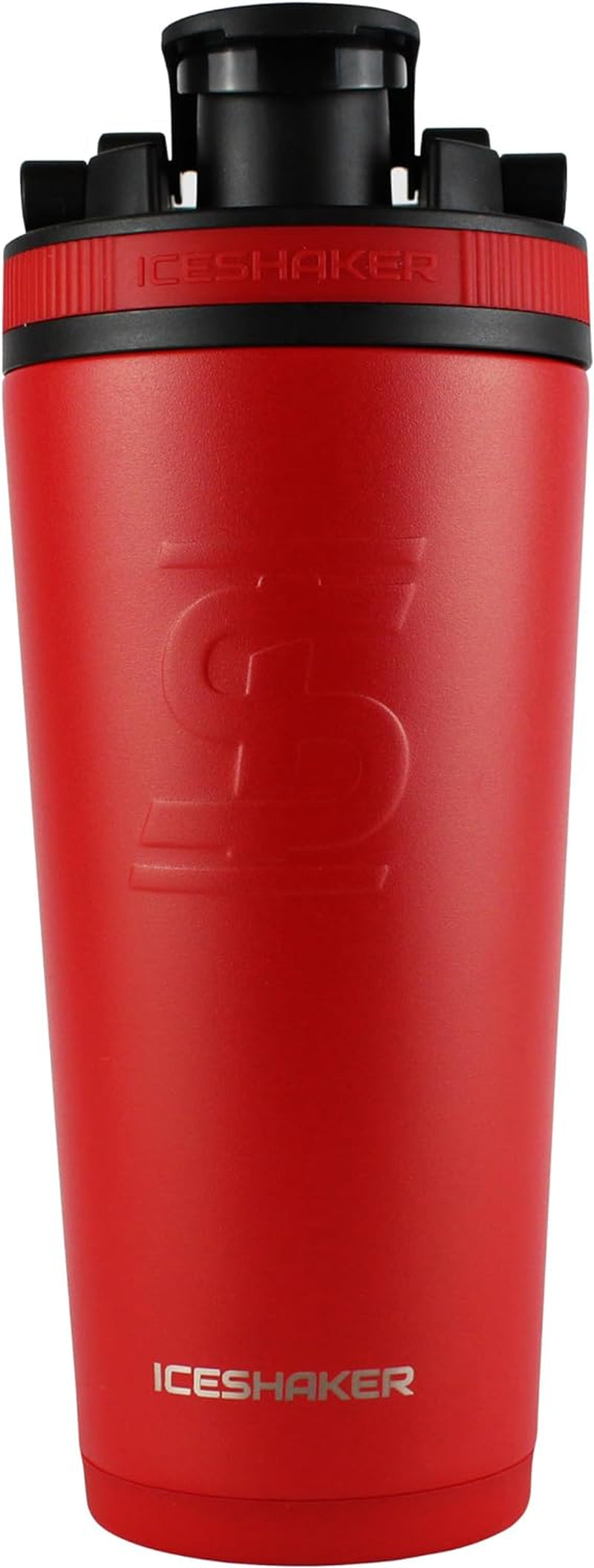 26 Oz Shaker Bottle, Stainless Steel Water Bottle and Protein Shaker, as Seen on Shark Tank, Reusable Stainless Steel Water Bottle, Gym Water Bottle, Red