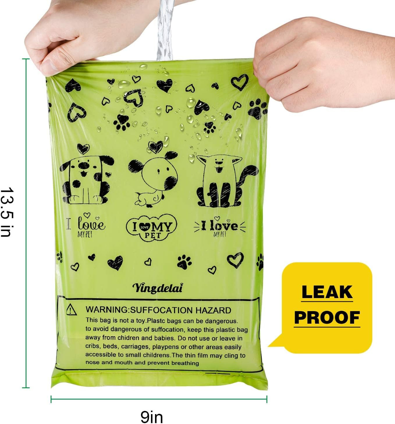 Professional title: "720 Biodegradable Dog Poop Bags with Dispenser - Extra Thick, Strong, Leak-Proof, Scented (4 Mixed Colors)"