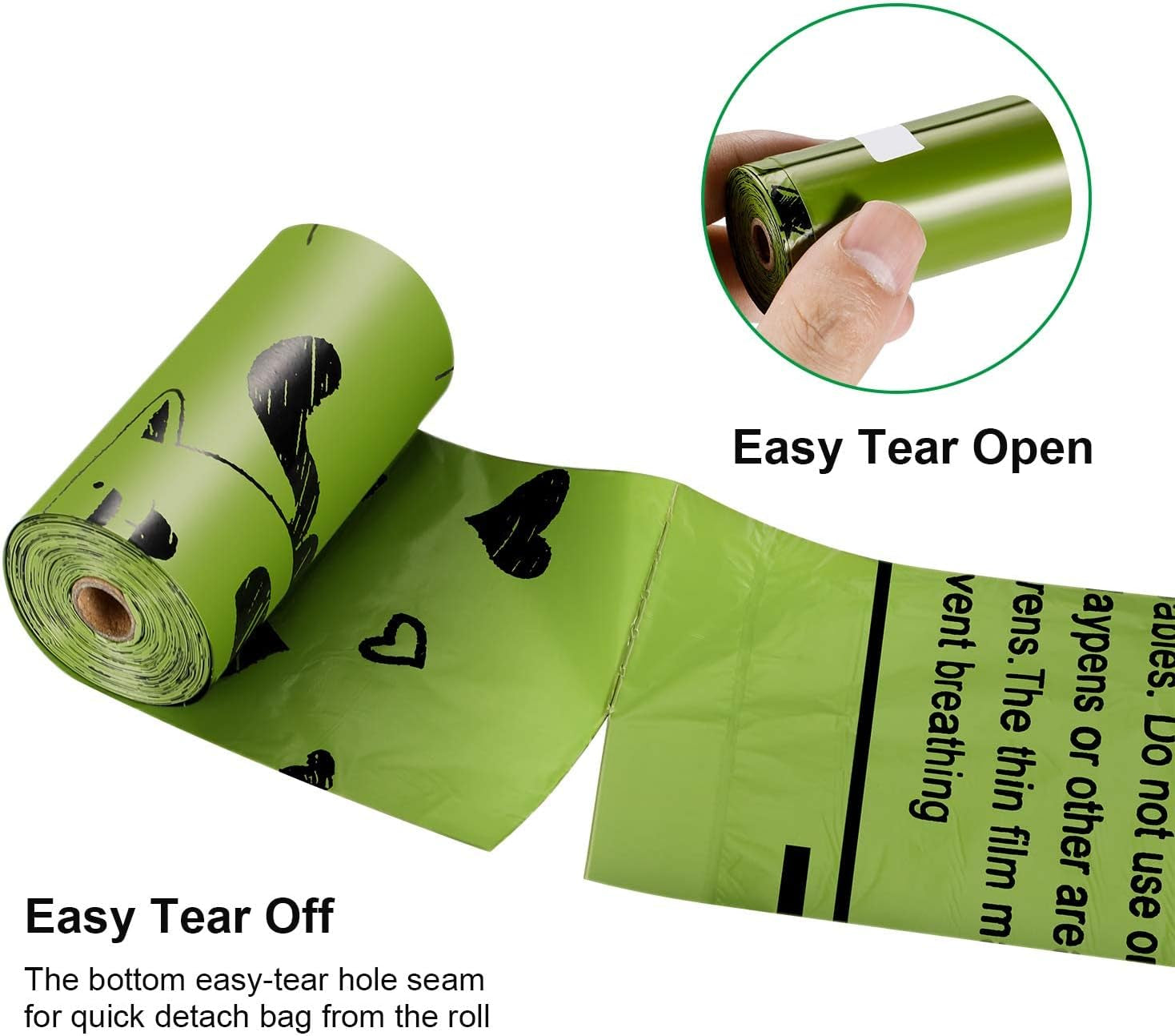 Professional title: "720 Biodegradable Dog Poop Bags with Dispenser - Extra Thick, Strong, Leak-Proof, Scented (4 Mixed Colors)"