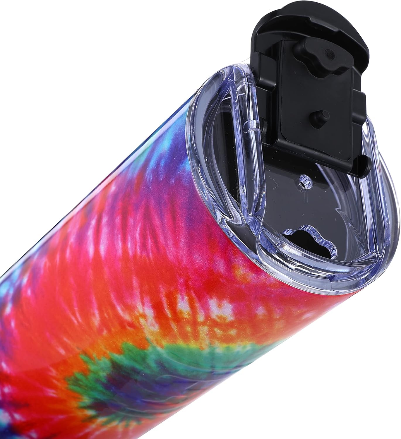 20 Oz Skinny Tumbler (Tie Dye) - Stainless Steel Tumbler & Insulated Water Bottle with Straw- Vacuum Insulated Tumbler for Hot and Cold Beverages- Holds Ice for 30+ Hours | Gronk Shaker