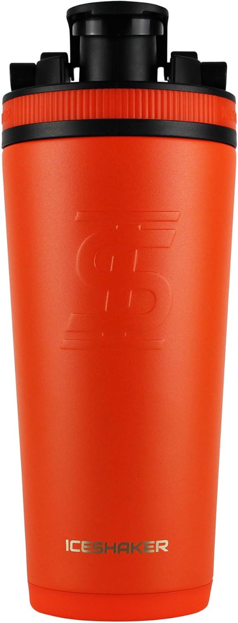 26 Oz Shaker Bottle, Stainless Steel Water Bottle and Protein Shaker, as Seen on Shark Tank, Reusable Stainless Steel Water Bottle, Gym Water Bottle, Orange